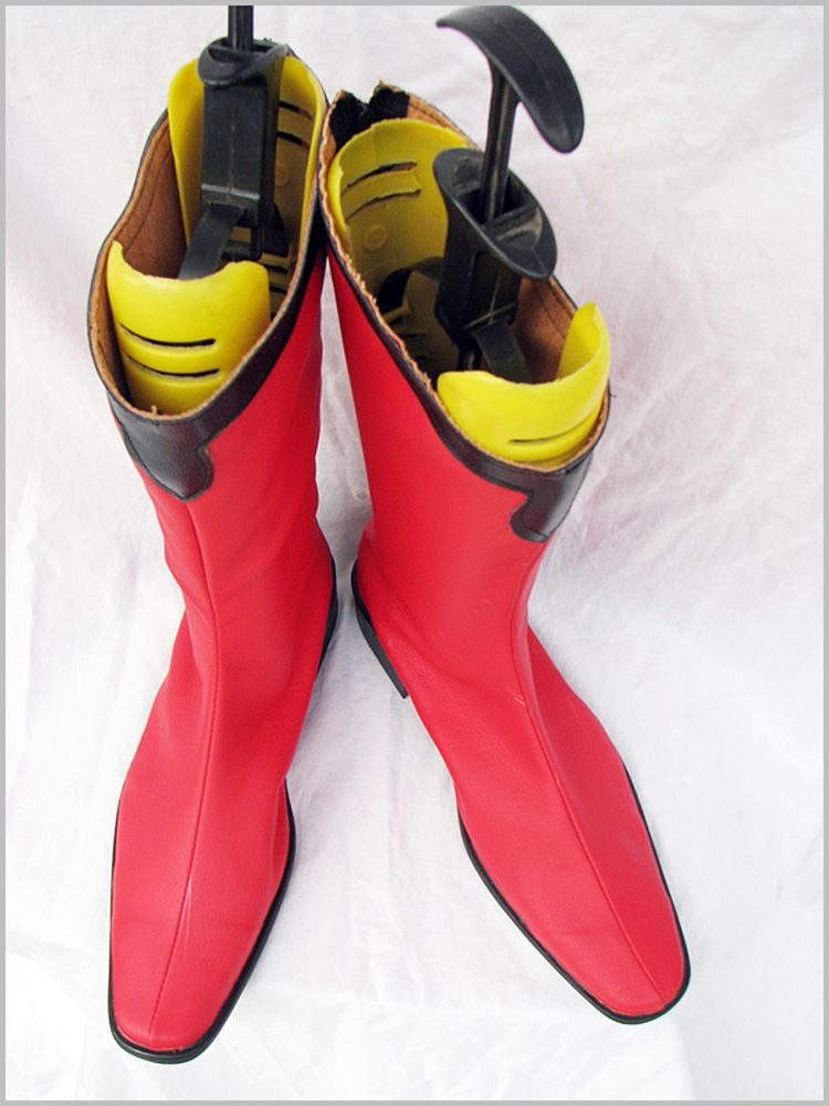 ★機動戦士ガンダム GUNDAM レッド コスプレ靴 ブーツ cosplay 変装 仮装 コス ハロウイン サイズオーダー
